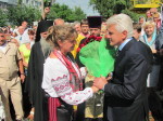 Єпископ Никодим освятив накупольні хрести Свято-Миколаївського храму