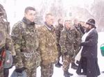 В праздничный день Богоявления в микрорайоне Красная Гора Бердичева духовенство благочиния совершило освящение воды.
