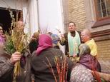 У день Входу Господнього до Єрусалиму в Свято-Миколаївському соборі звершено Божественну Літургію.
