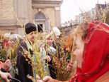 У день Входу Господнього до Єрусалиму в Свято-Миколаївському соборі звершено Божественну Літургію.