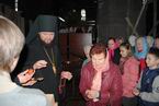 Христосування в Владикою у кафедральному соборі.