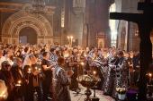 Утреня із читанням 12-ти Страсних Євангелій у кафедральному соборі Житомира