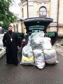 Відправлено чергову гуманітарну допомогу від Свято-Миколаївського собору м. Бердичева для потреб військових, переселенців та нужденних