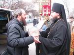 Віруючі єпархії вклонилися великій християнській святині - десниці святого великомученика Димитрія Солунського.