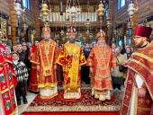 Кип'яче. Митрополит Никодим звершив Божественну літургію у жіночому монастирі на честь ікони Божої Матері «Афонська» 