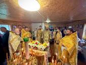 Митрополит Никодим очолив святкову Божественну літургію з нагоди Престольного свята у храмі апостола Якова Алфеєва в селищі Горбове